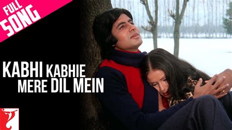 kabhie kabhie lyrics|kabhi mai mere dil mein lyrics.